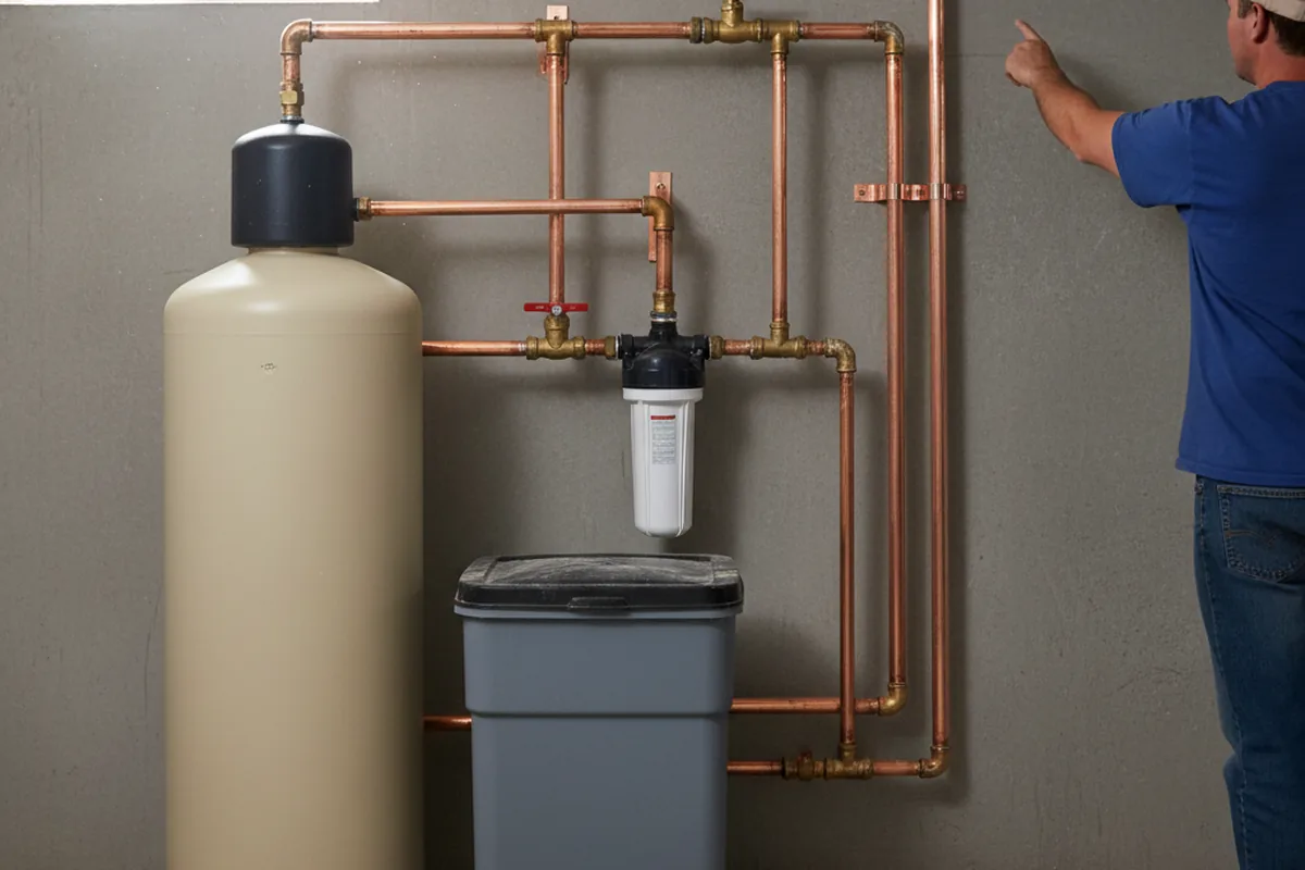 Whole-house water treatment system installed in Penwell